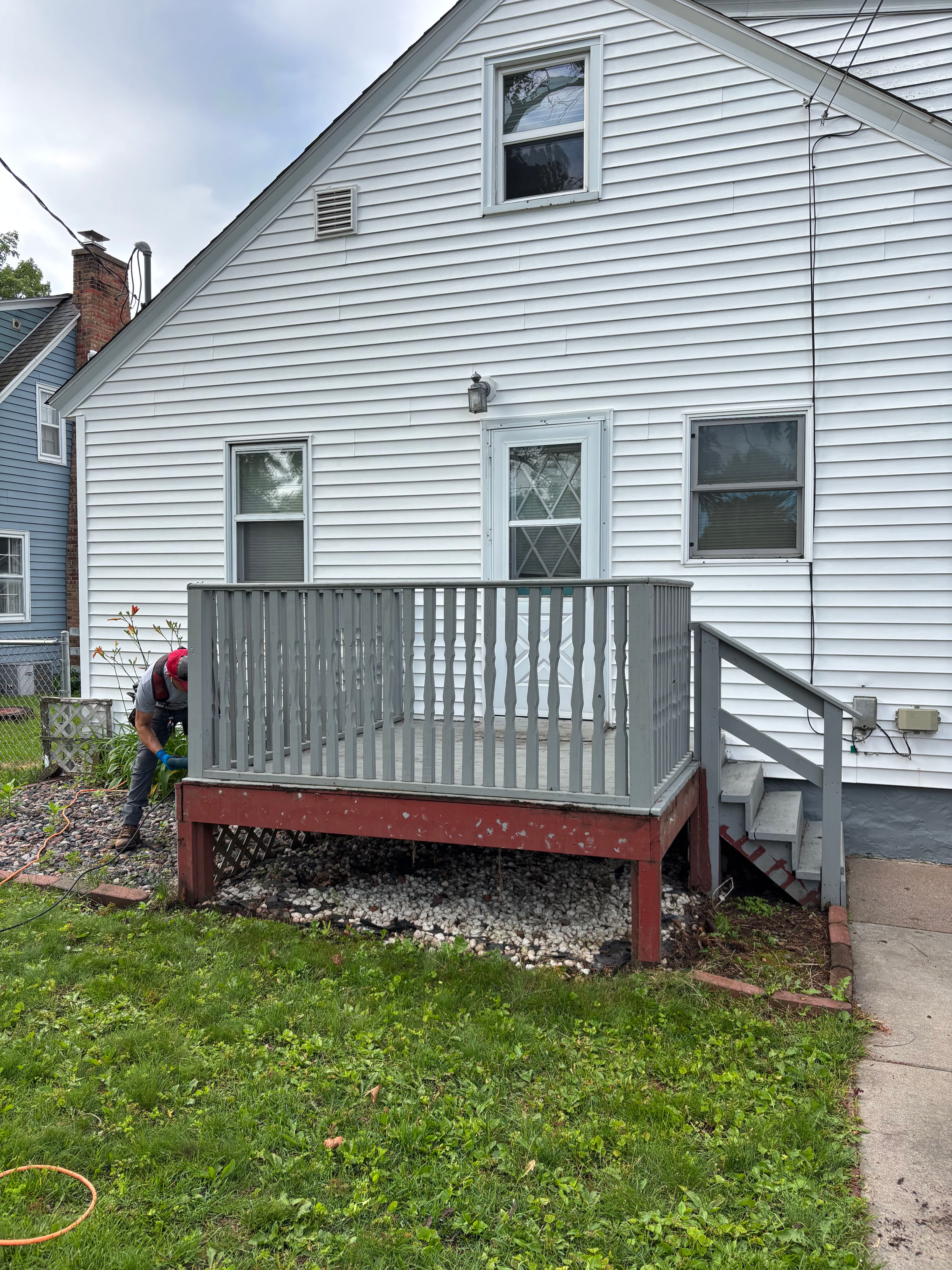 Project Old 8x8 Deck Torn Out and Rebuilt Bigger and Better image