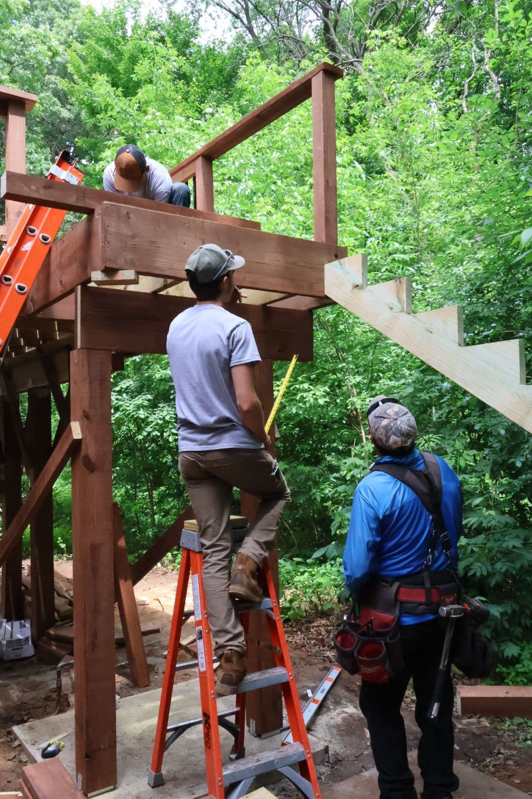 Gallery photos for Behind the Build - Custom Deck Construction in Progress: Image #9