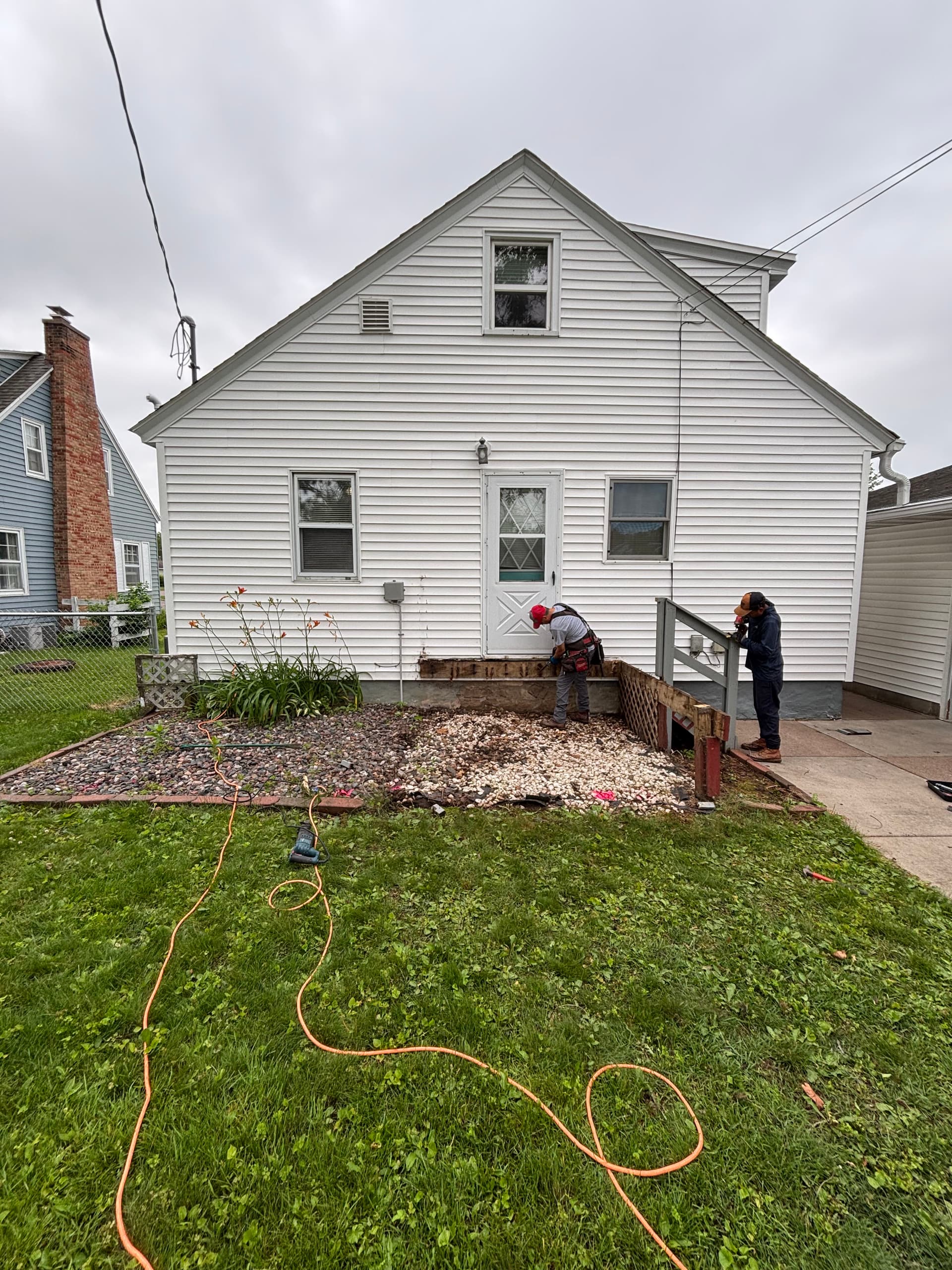 Gallery photos for Old 8x8 Deck Torn Out and Rebuilt Bigger and Better: Image #1