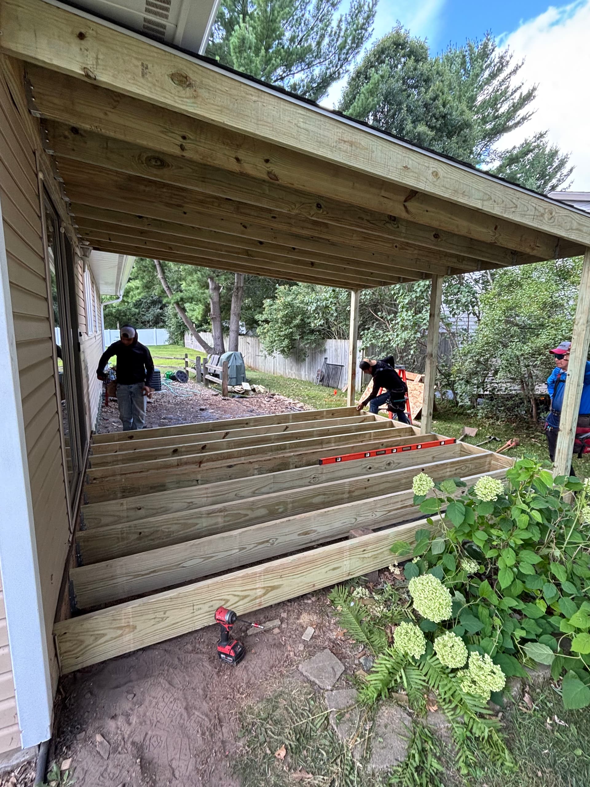 Gallery photos for Trex Deck, Gazebo, Westbury Railing and Fence Build Wrapped: Image #1
