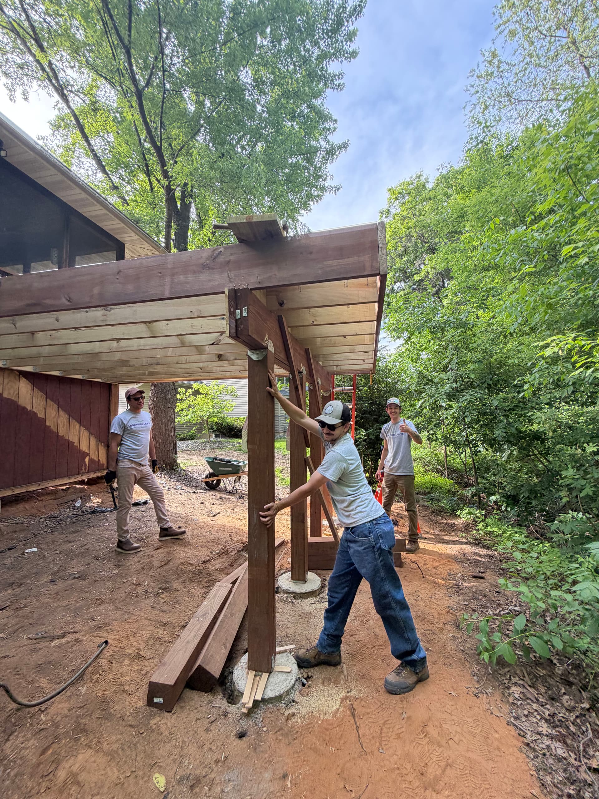 Gallery photos for Behind the Build - Custom Deck Construction in Progress: Image #6