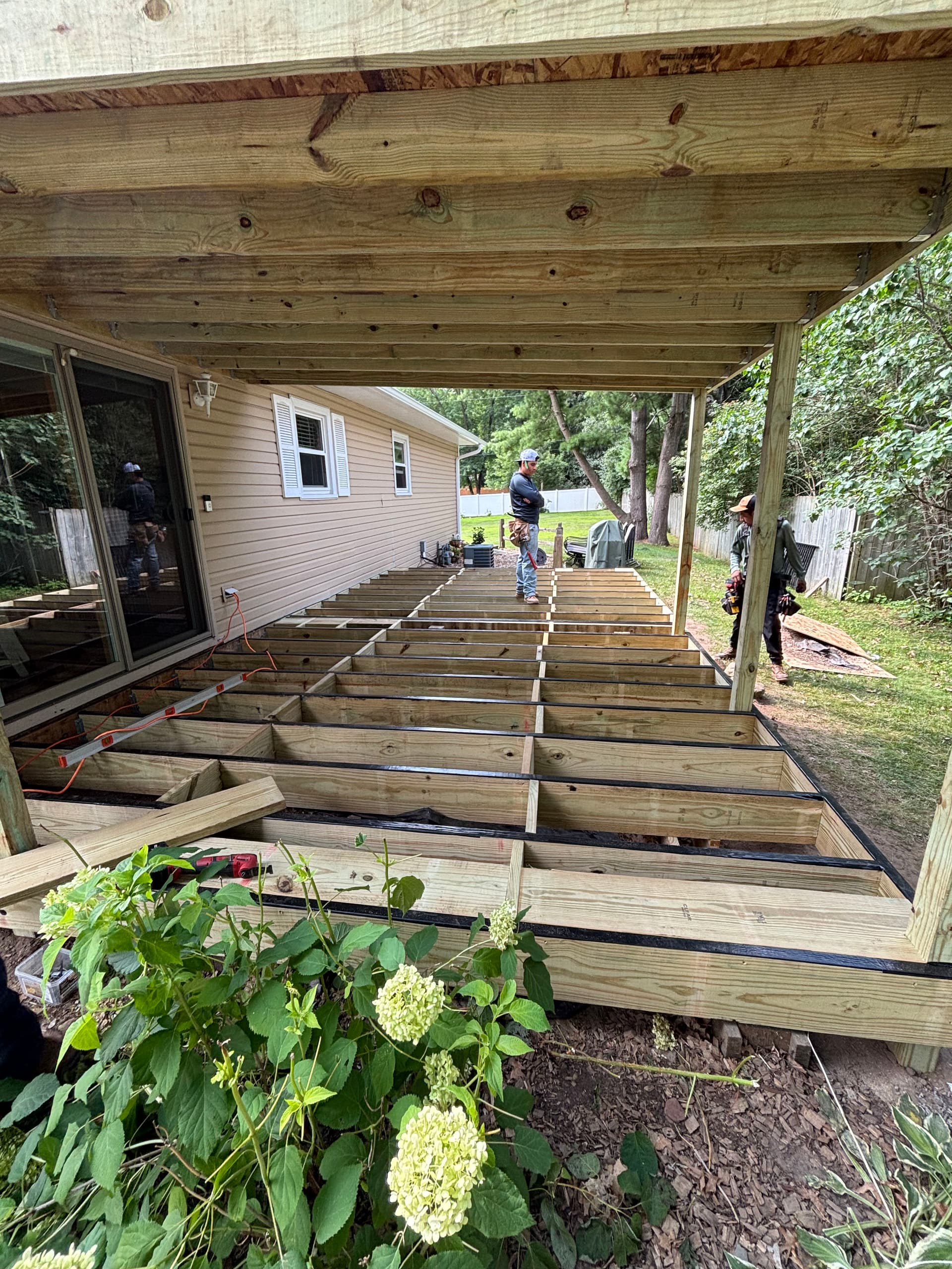 Gallery photos for Trex Deck, Gazebo, Westbury Railing and Fence Build Wrapped: Image #2