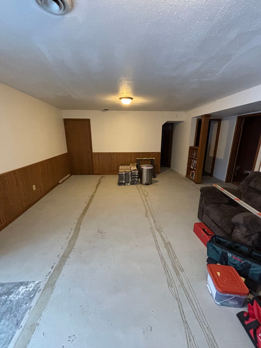 Gallery photos for Basement Flooring Upgrade in Fall Creek: Image #2
