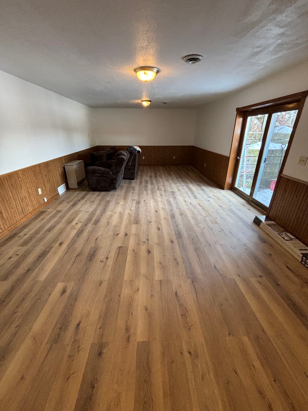 Project Basement Flooring Upgrade in Fall Creek image