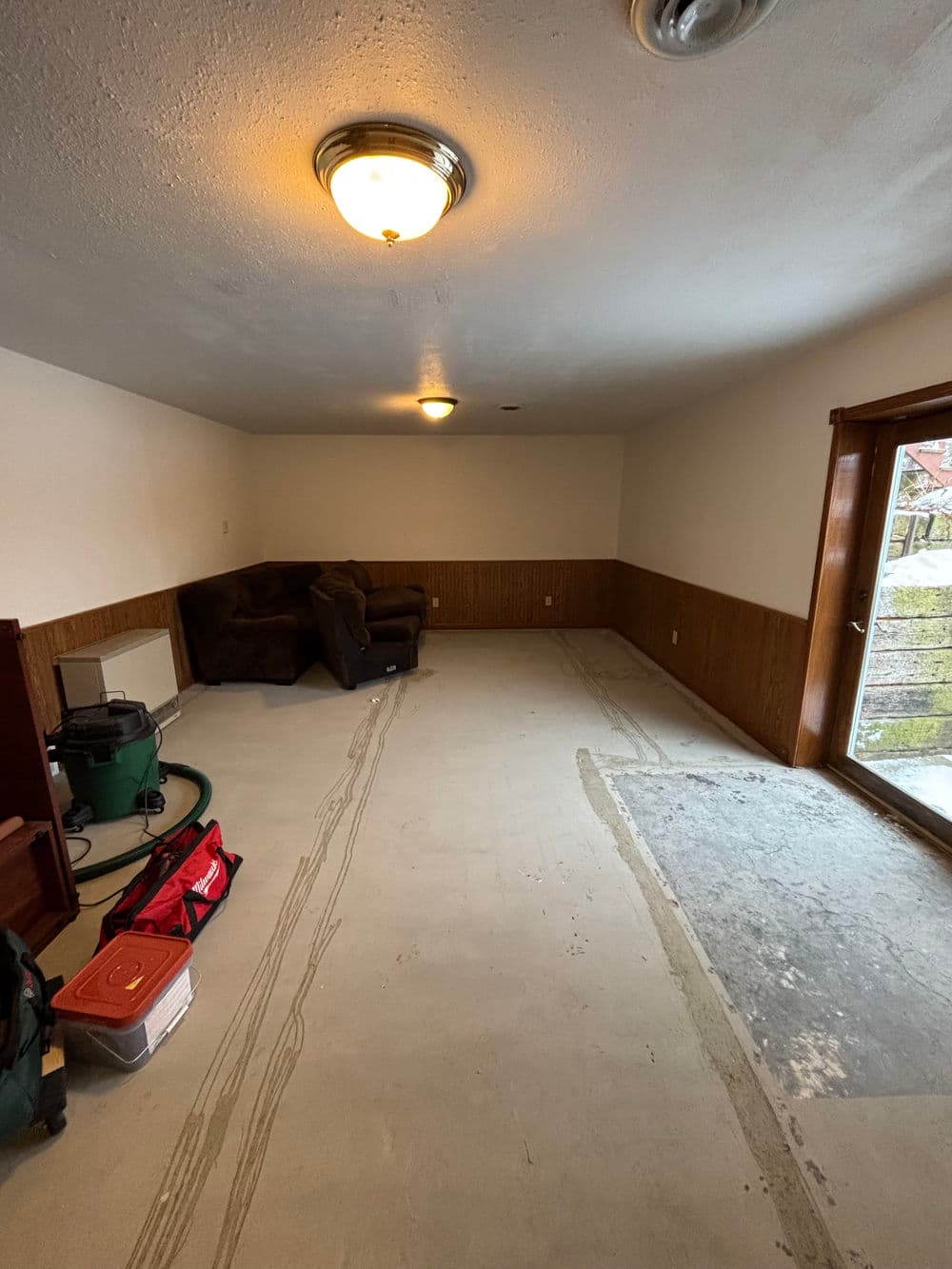 Gallery photos for Basement Flooring Upgrade in Fall Creek: Image #1