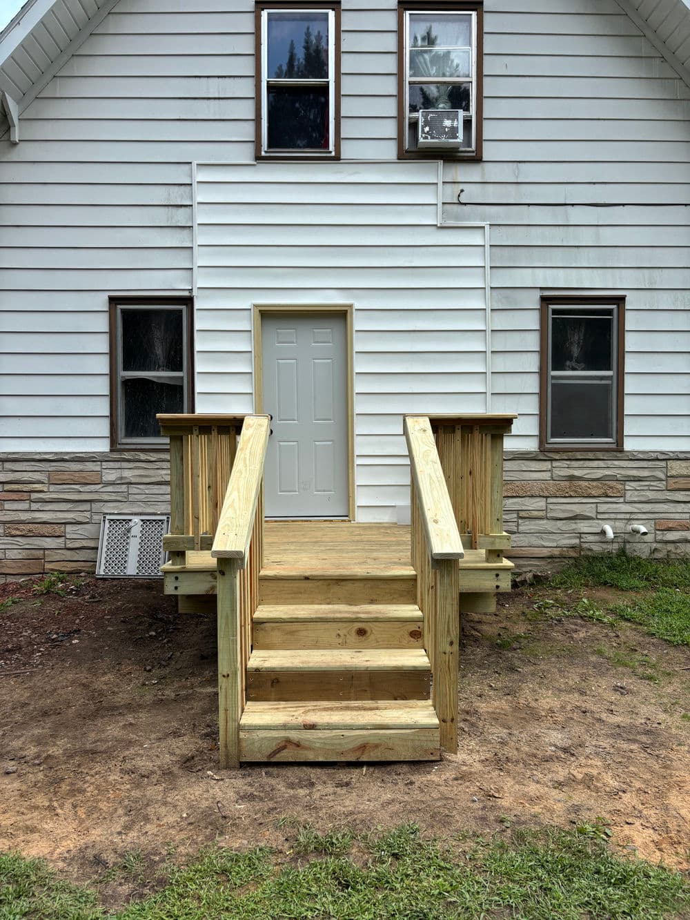 Safety-Focused Deck Installation for Rental Home image