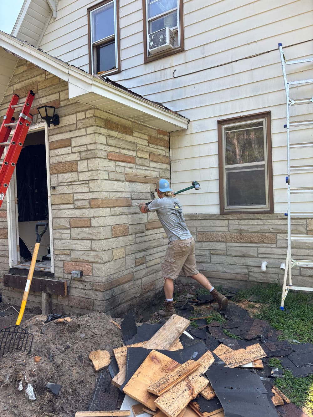 Gallery photos for Professional Demolition for a Safer Home Entryway in Eau Claire: Image #4