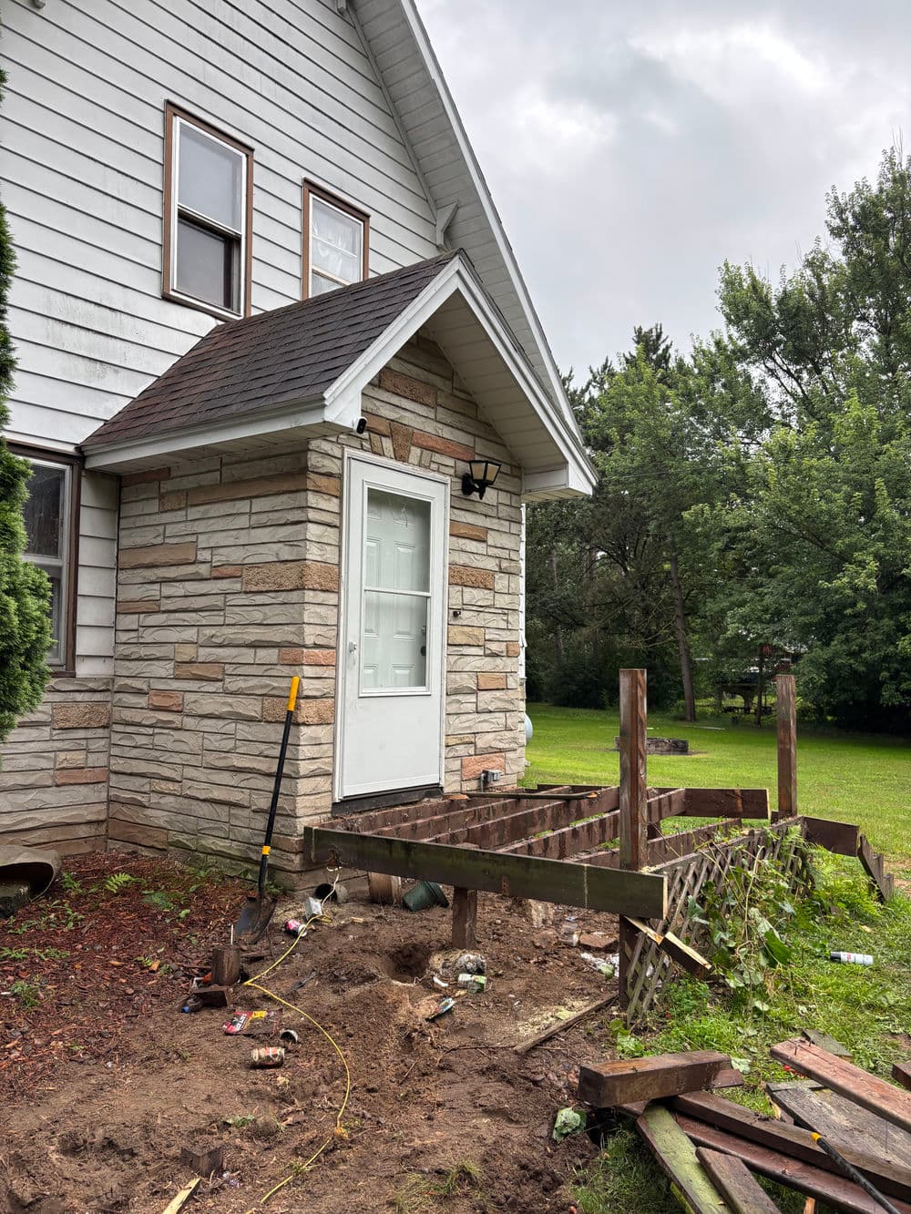 Gallery photos for Professional Demolition for a Safer Home Entryway in Eau Claire: Image #1