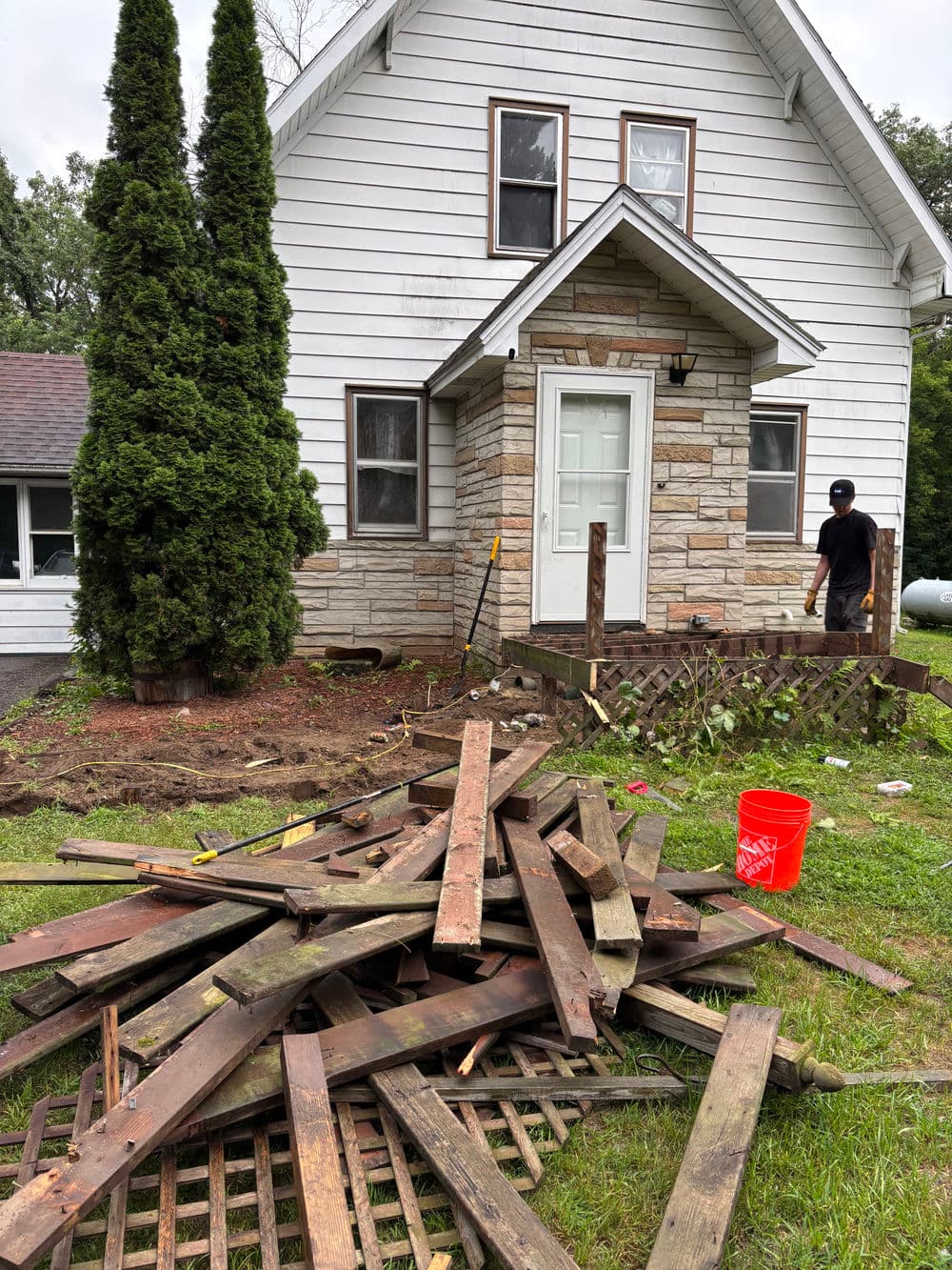 Gallery photos for Professional Demolition for a Safer Home Entryway in Eau Claire: Image #2
