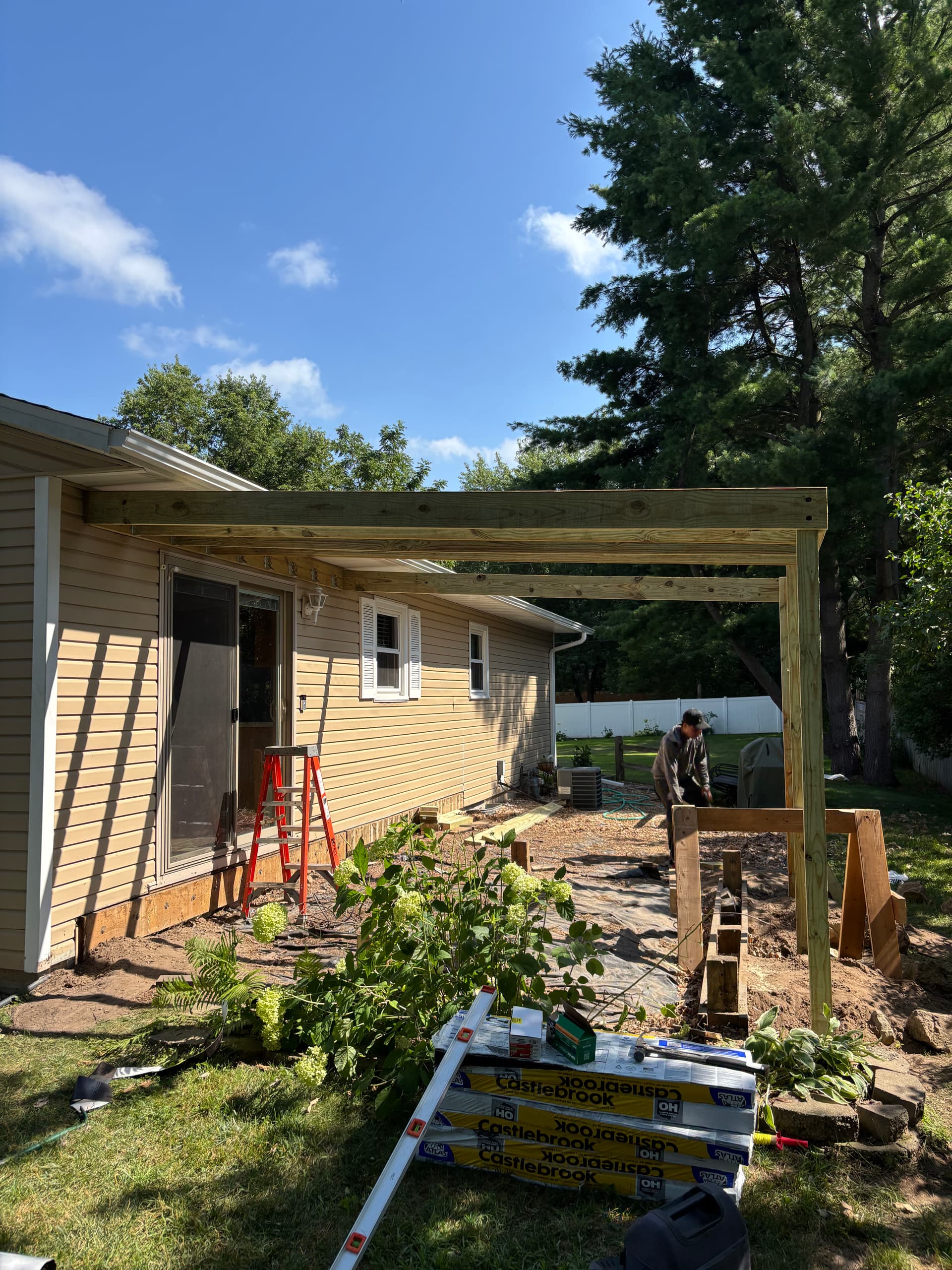 Gallery photos for Pergola and Deck Demo Wrapped - Framing Is Underway: Image #4